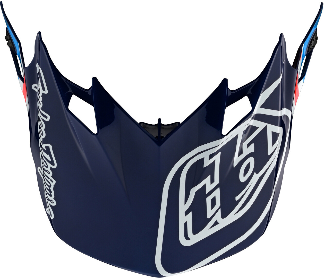 Troy Lee Designs SE4 Skooly Helmet Peak, blue-orange, blue-orange