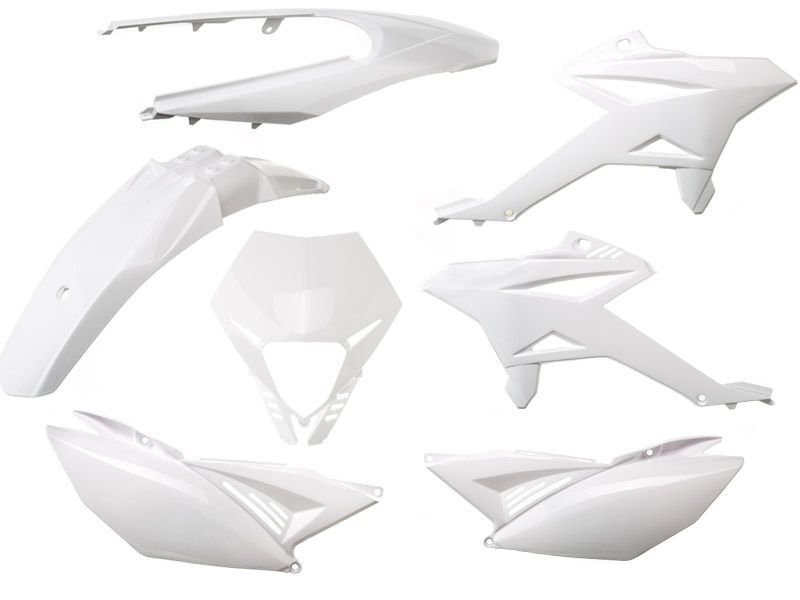 O PARTS Kit plastique blanc brillant - Beta RR 50 (11-20), taille 10 mm