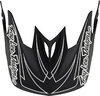 Preview image for Troy Lee Designs D3 Spiderstripe Helmet Peak