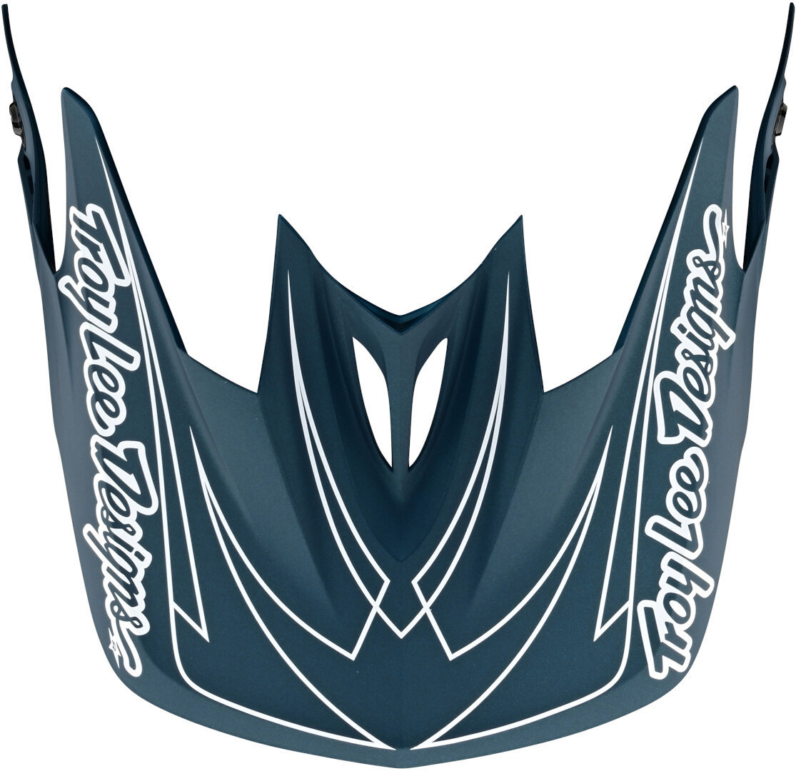 Troy Lee Designs D3 Spiderstripe Helmet Peak, blue, blue