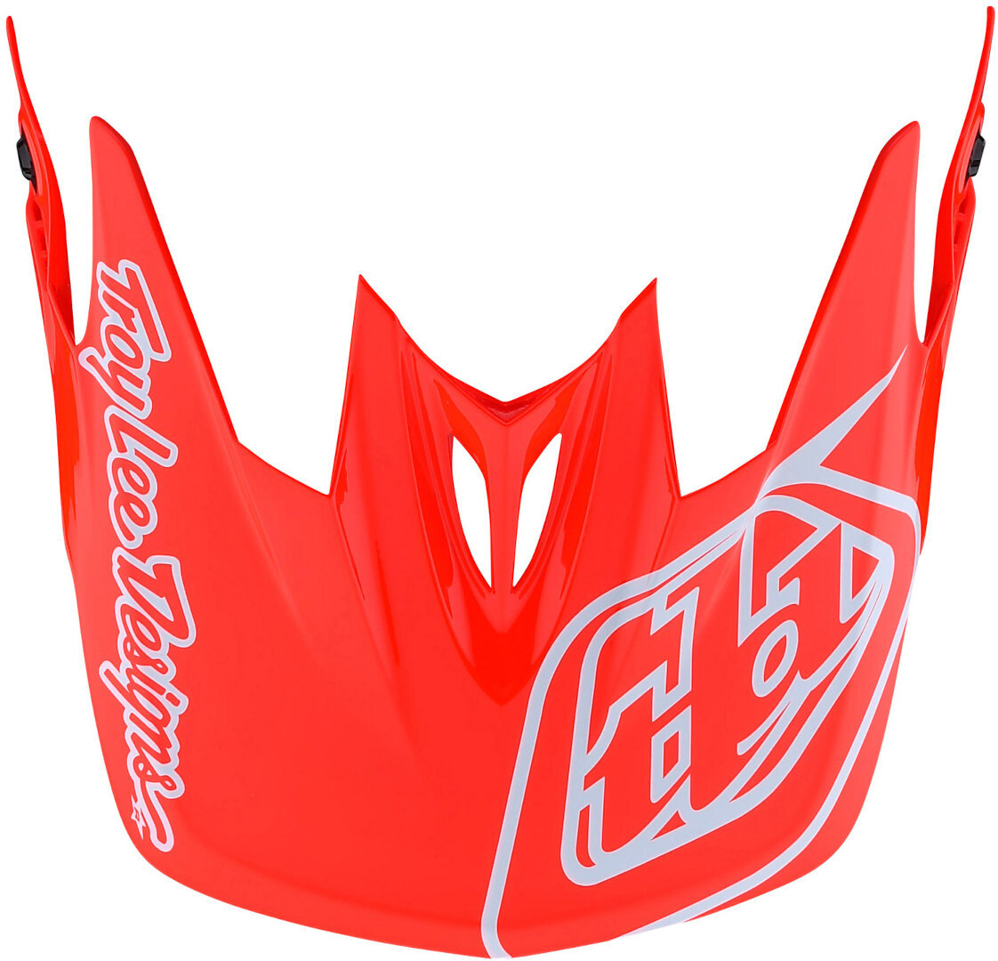 Troy Lee Designs D3 Slant Helmet Peak, red, red