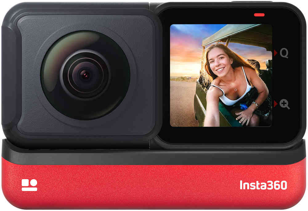 Insta360 ONE RS Twin Standard Action Camera + Pacchetto Supporto Moto