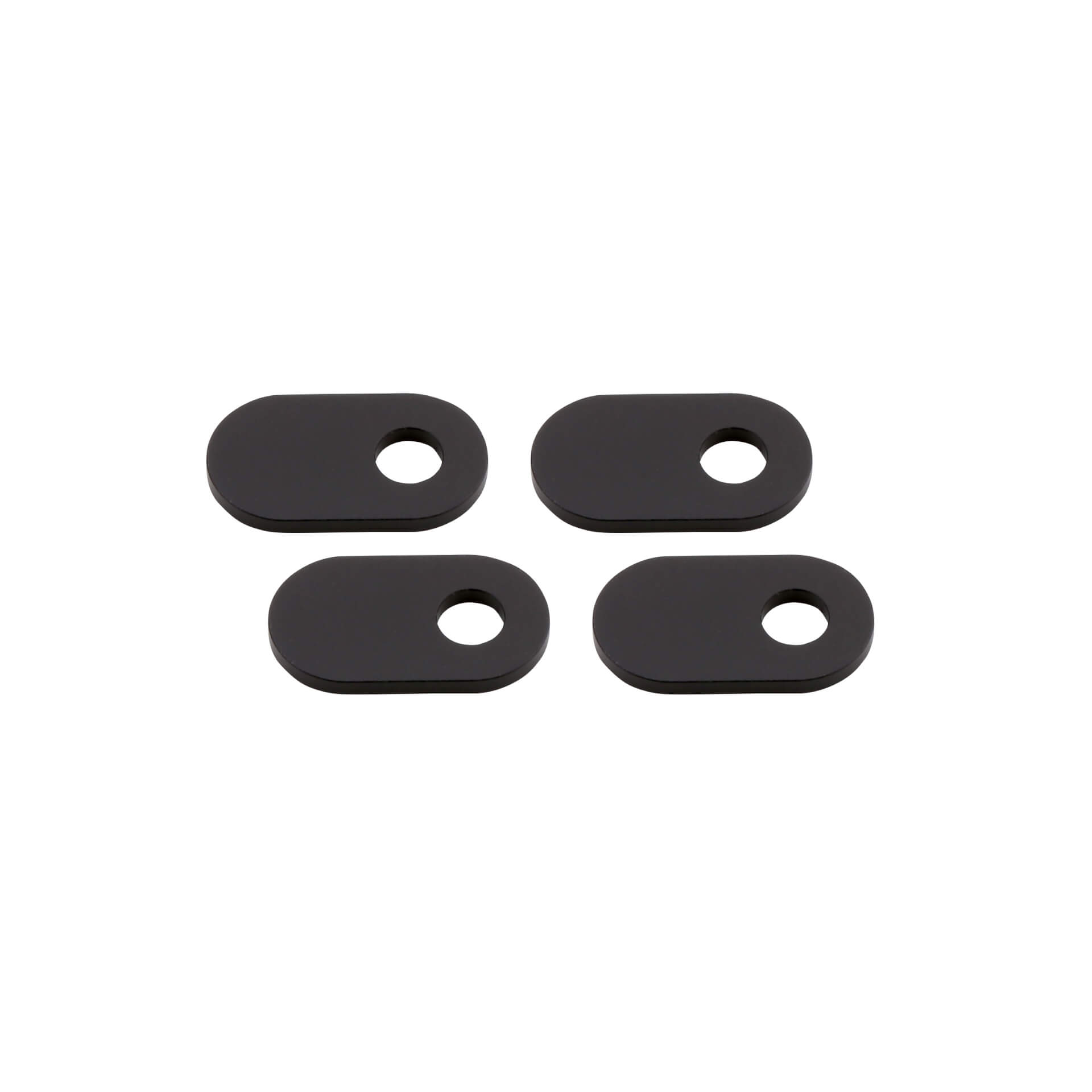 Highsider Unisex Black Mounting Plates Indy Spacer, Div. Triumph, Moto Guzzi, Buell, Ducati,