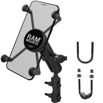 Image of RAM monta il supporto per moto X-Grip® con staffa universale per smartphone di grandi dimensioni