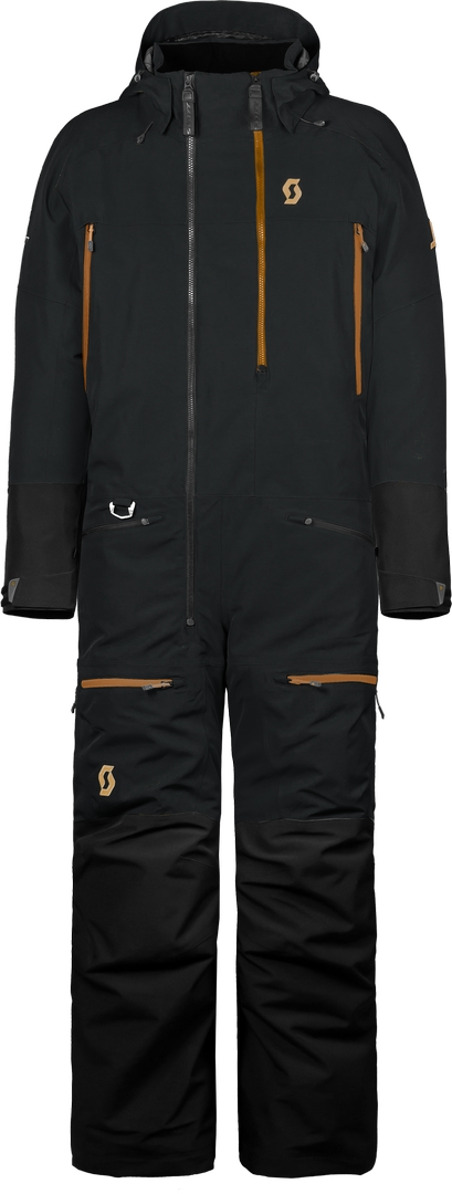 Scott Roop Dryo 2023 Snöskoterdräkt i ett stycke, svart,  3XL för män