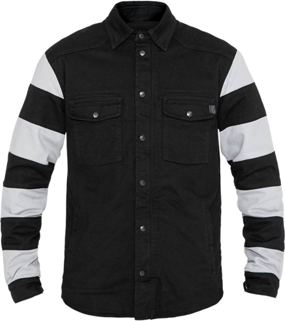 Image of John Doe Prison Camicia Moto, nero-bianco, dimensione 2XL