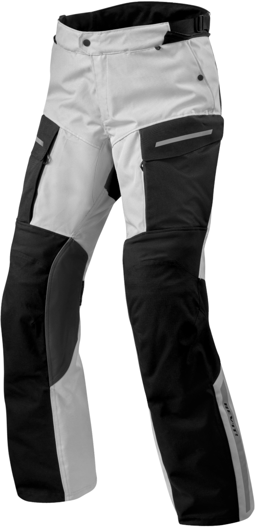 Image of Revit Offtrack 2 H2O Pantaloni tessili moto, nero-argento, dimensione S