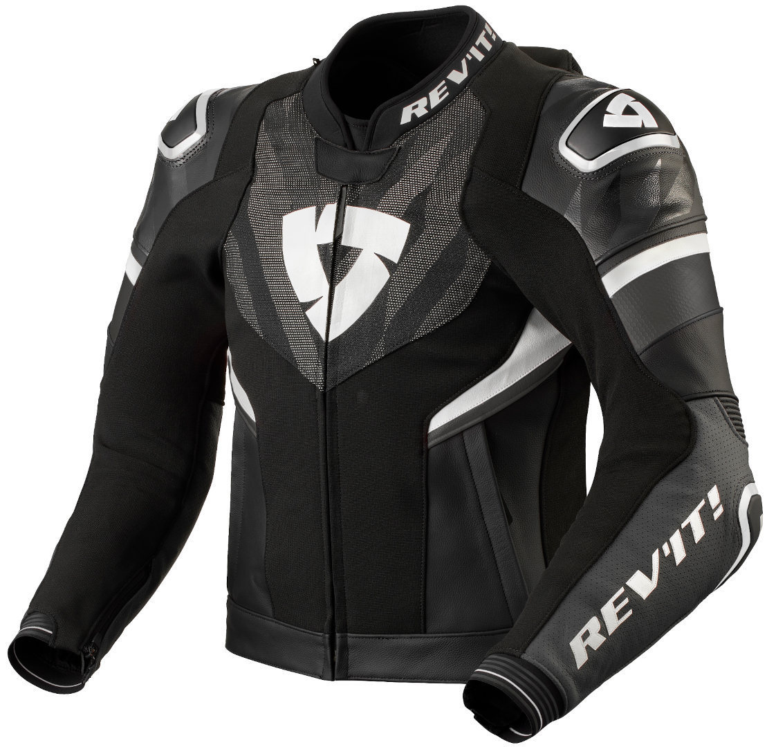 Revit Hyperspeed 2 Pro Motorcykel läder / textiljacka, svart-grå, storlek 54