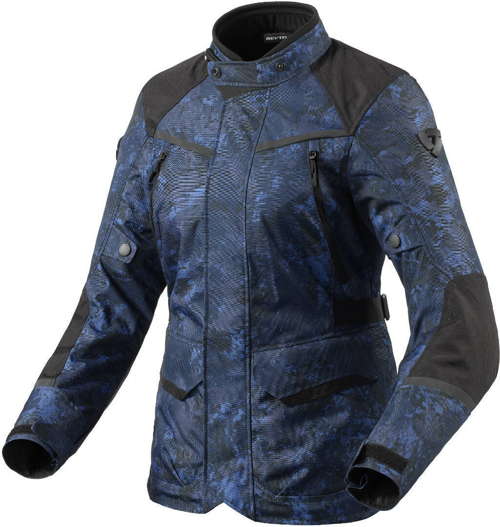 Revit Voltiac 3 H2O Dames Motorfiets Textiel Jas, blauw, afmeting 36 voor vrouw