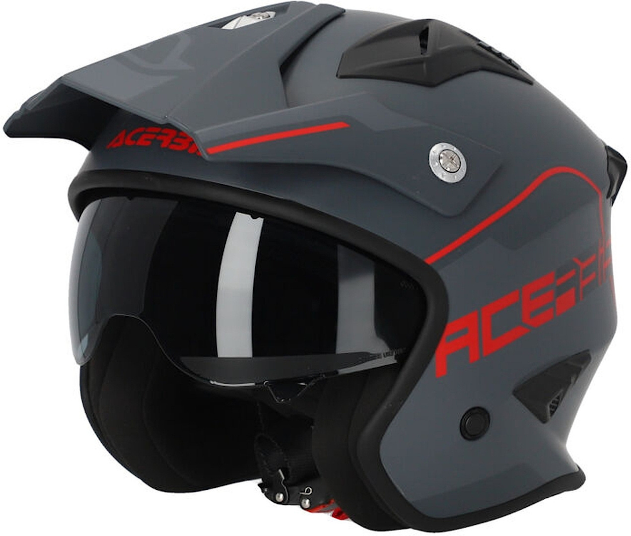 Acerbis Aria 2023 Jet Helmet, grey-silver, Size XS, grey-silver, Size XS