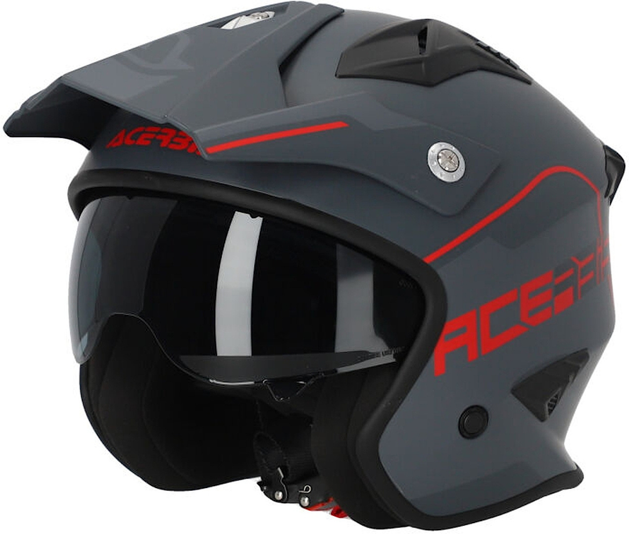 Image of Acerbis Aria 2023 Casco Jet, grigio-argento, dimensione XL