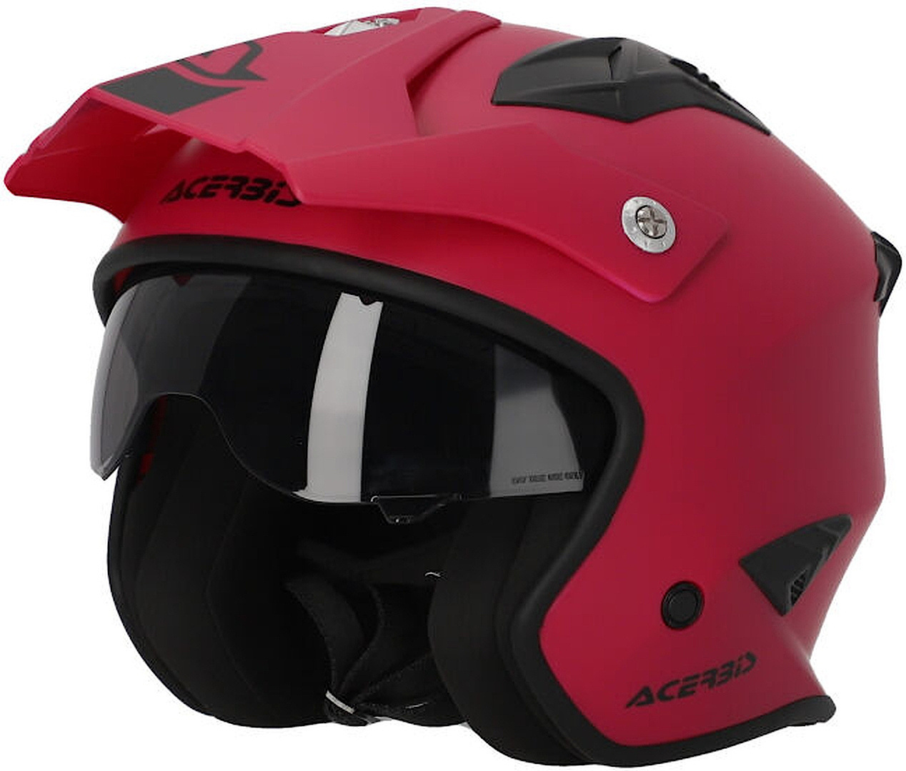 Image of Acerbis Aria 2023 Solid Casco Jet, rosso, dimensione XS