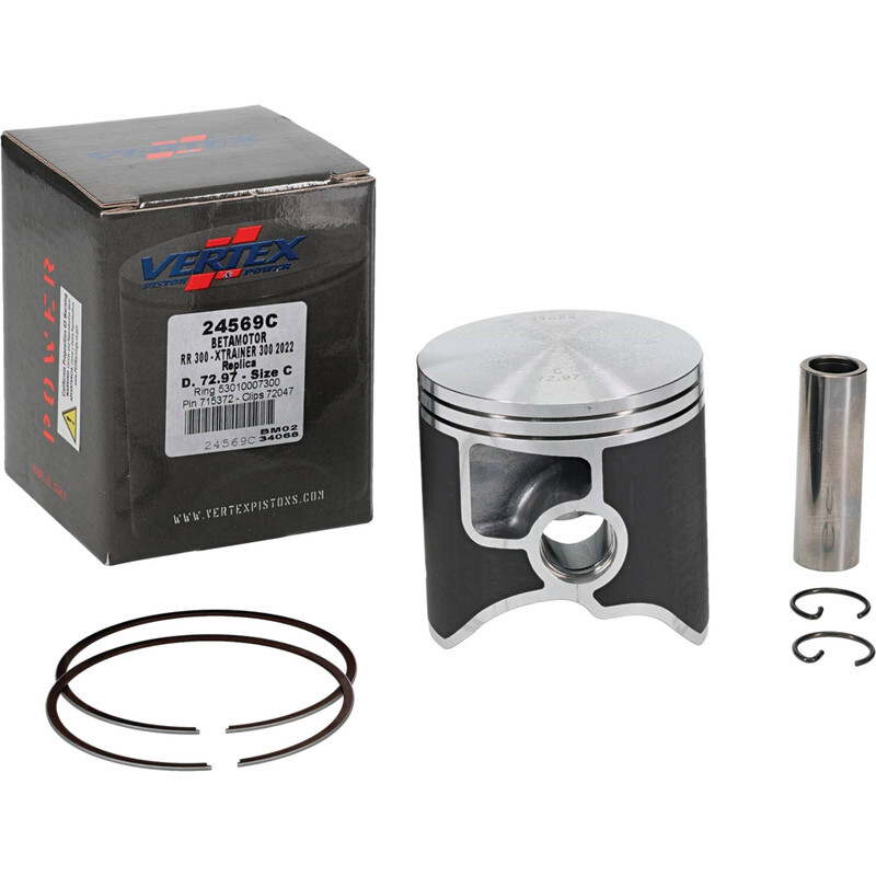 VERTEX Replica Casted Piston - 24569C, Size 10 mm, Size 10 mm