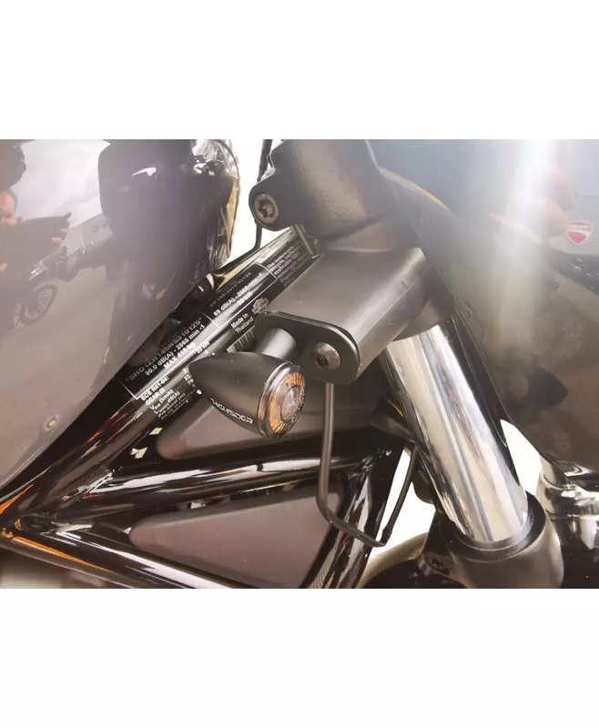 V PARTS Front Indicator Cover Bracket - Harley Davidson Nightster