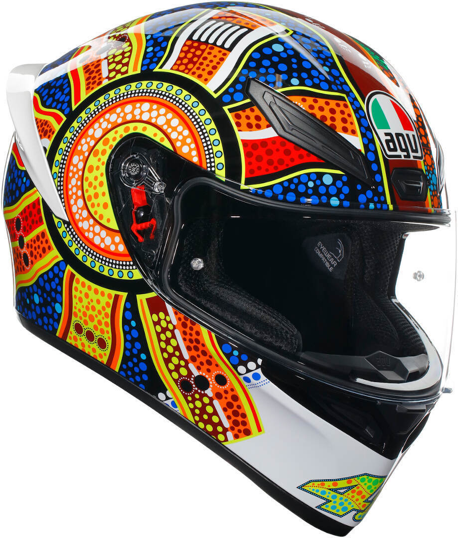 AGV K-1 S Dreamtime Hjälm, flerfärgad, storlek M