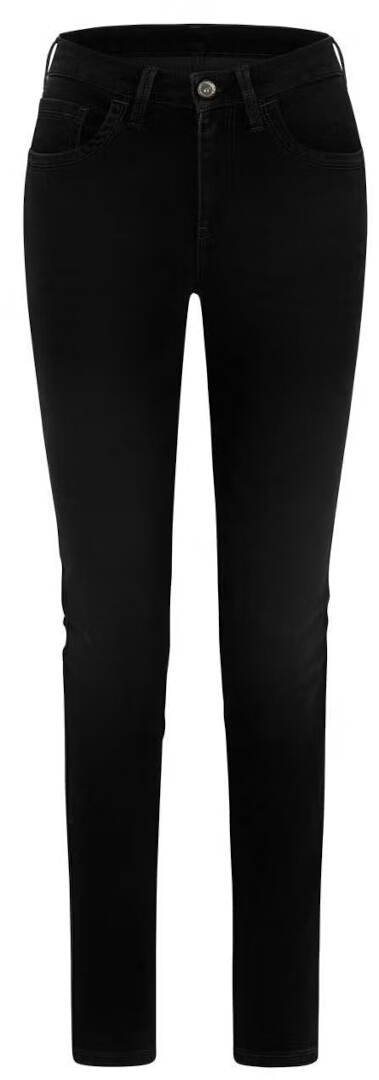 Rokker RT Mid Waist Slim Jeans da moto da donna, nero, dimensione 27 30 per donne