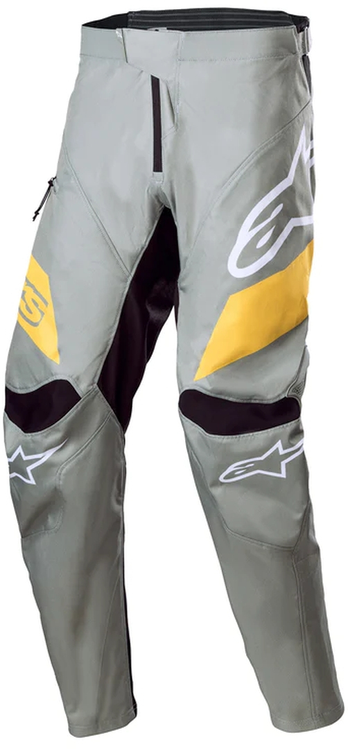 Alpinestars Racer 2023 Bicycle Pants, grey-yellow, Size 34 for Men-image-976313907