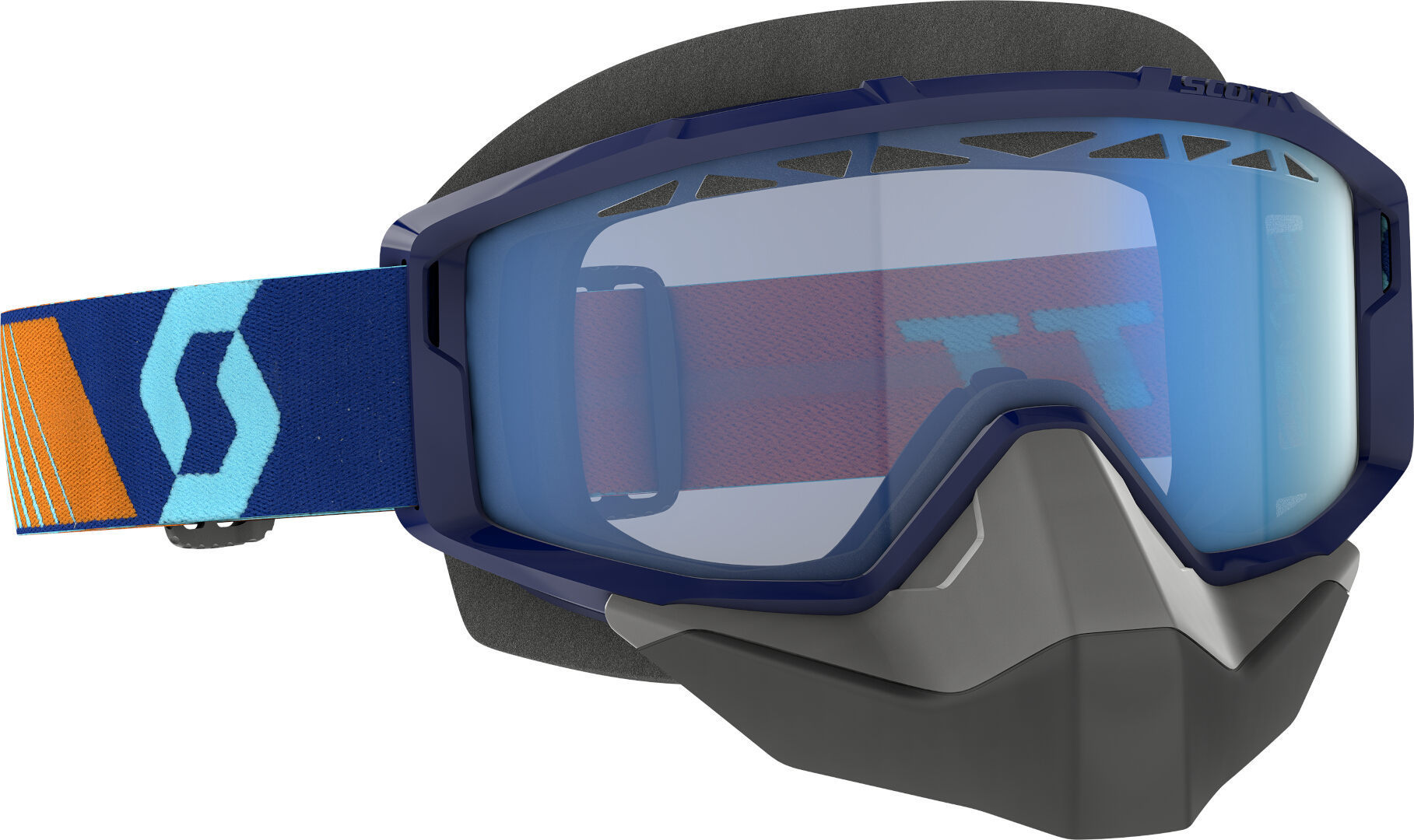 Scott Primal Lunettes de neige bleues/oranges, bleu-orange