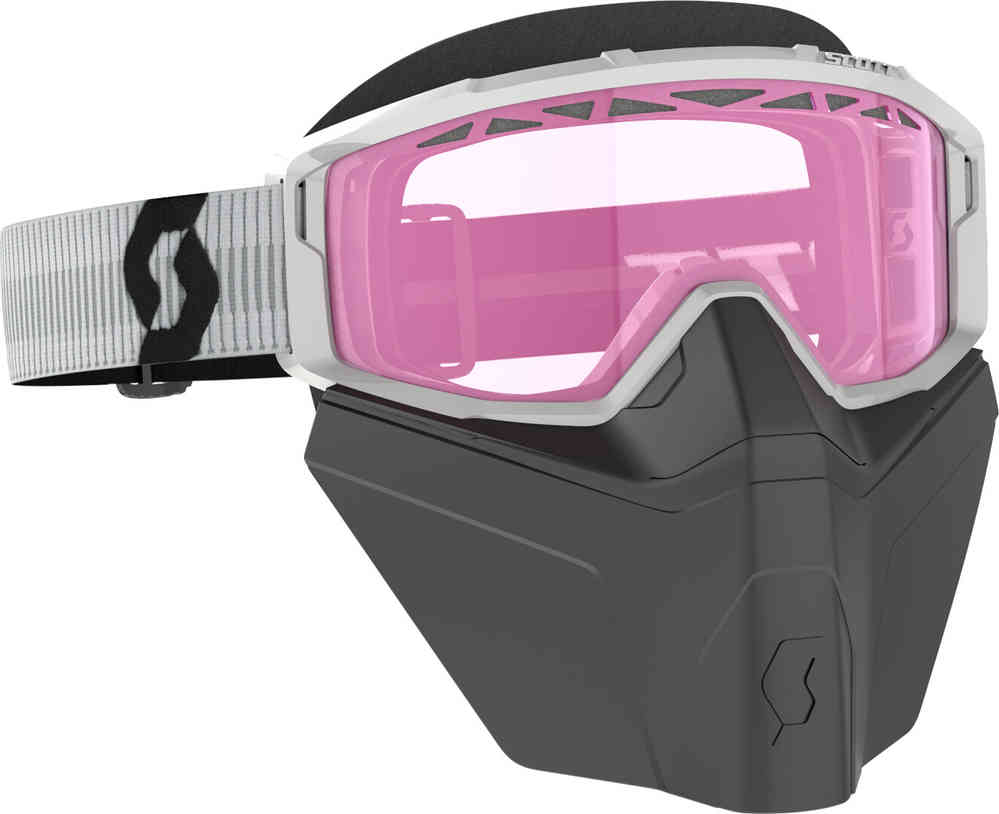 Scott Primal Safari Facemask Белые/розовые снежные очки
