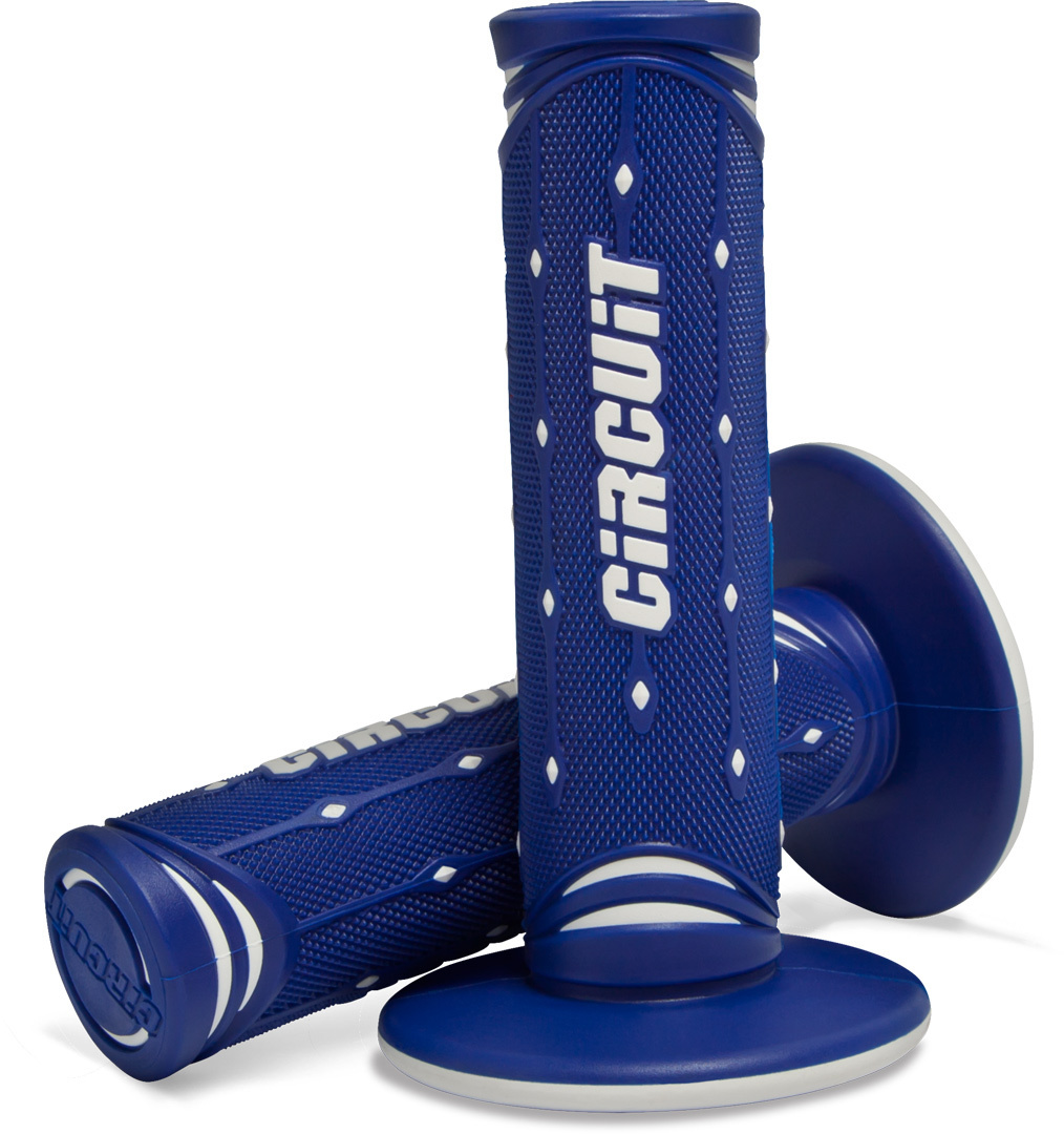 Circuit Equipment JUPITER Racing Gummigriffe, weiss-blau, weiss-blau