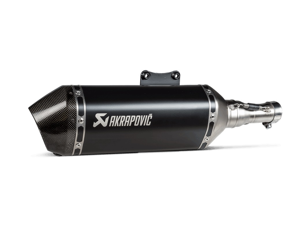 Akrapovic Slip-On Line Titanium Endschalldämpfer, schwarz, schwarz