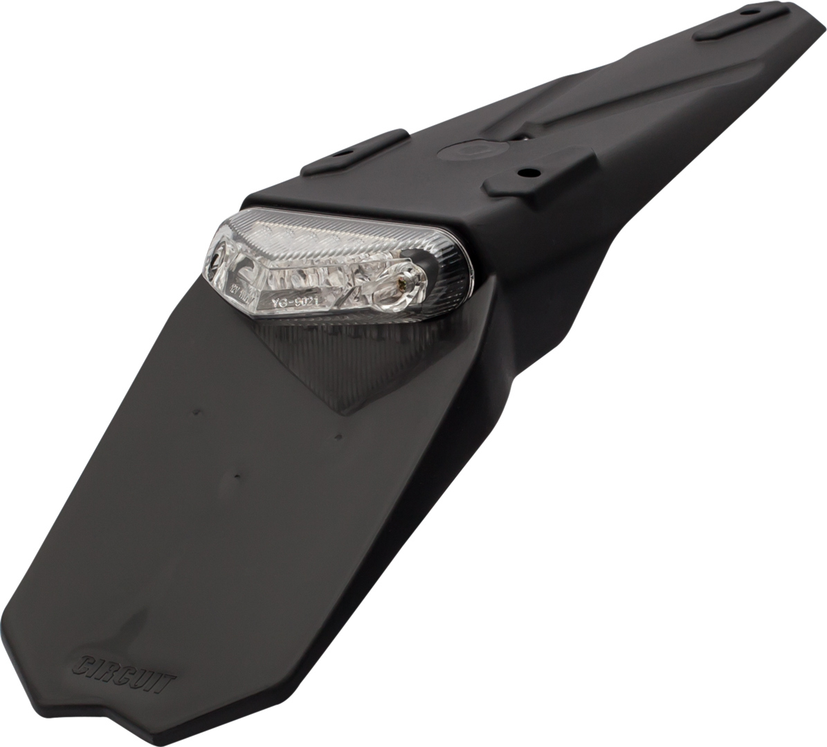 Circuit Equipment MANTIS LED License Plate Holder, black-clear, black-clear