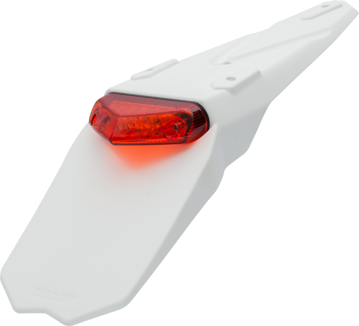 Circuit Equipment MANTIS LED License Plate Holder, white-red, white-red