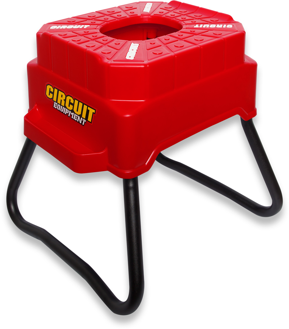 Circuit Equipment CUBIC Cross/Enduro Bike Stand, white-red, white-red