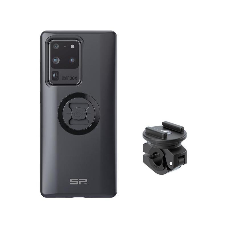 SP Connect Pack Complet Moto Bundle fixé sur rétroviseur - Samsung S20 Ultra