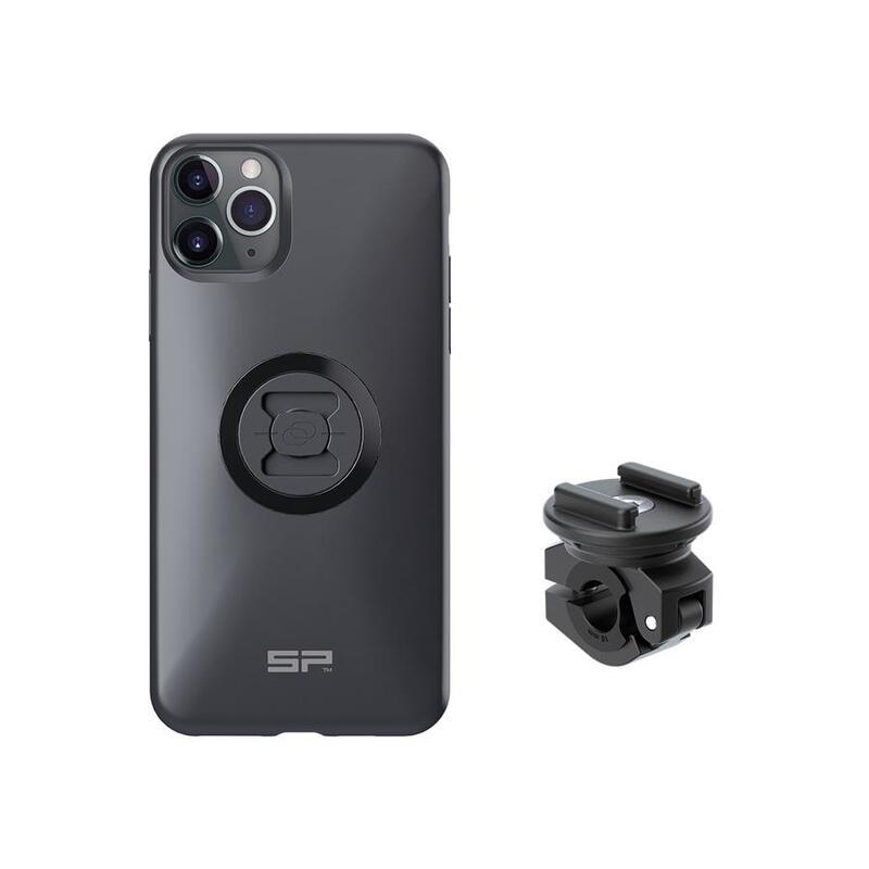 SP Connect Pack Complet Moto Bundle fixé sur rétroviseur - iPhone 11 Pro Max