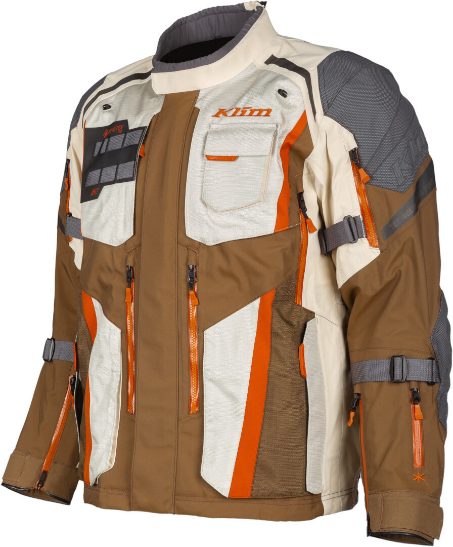 Klim Badlands Pro 2023 Motorcykel Textil Jacka, brun-beige, storlek 3XL