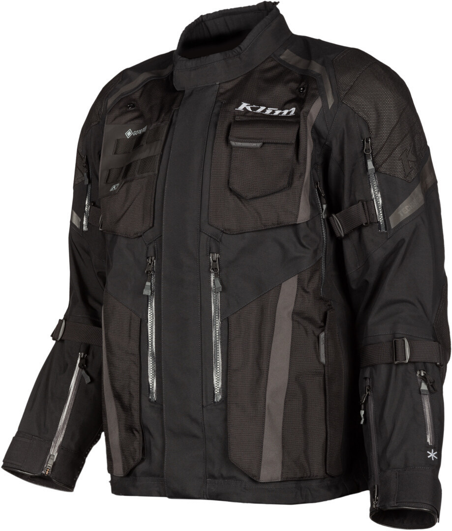 Klim Badlands Pro 2023 Motorcykel Textil Jacka, svart, storlek S