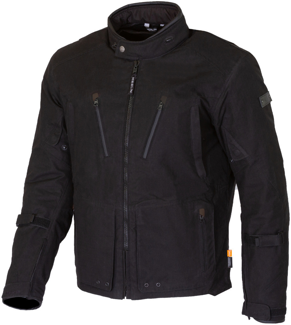 Merlin Exile D3O Explorer Motorcycle Textile Jacket, black, Size S, black, Size S