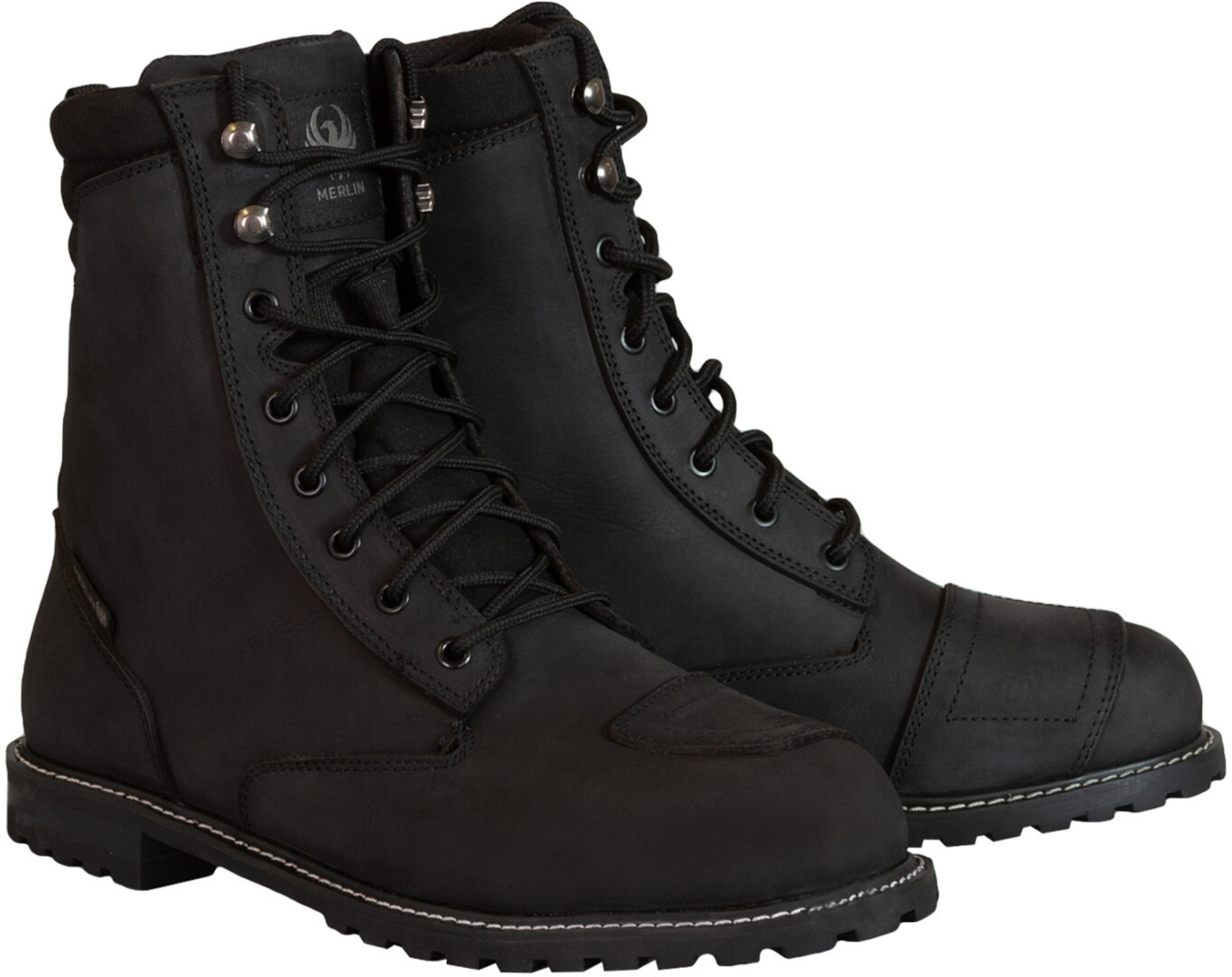 Merlin G24 Drax II D3O Motorcycle Boots, black, Size 41, black, Size 41