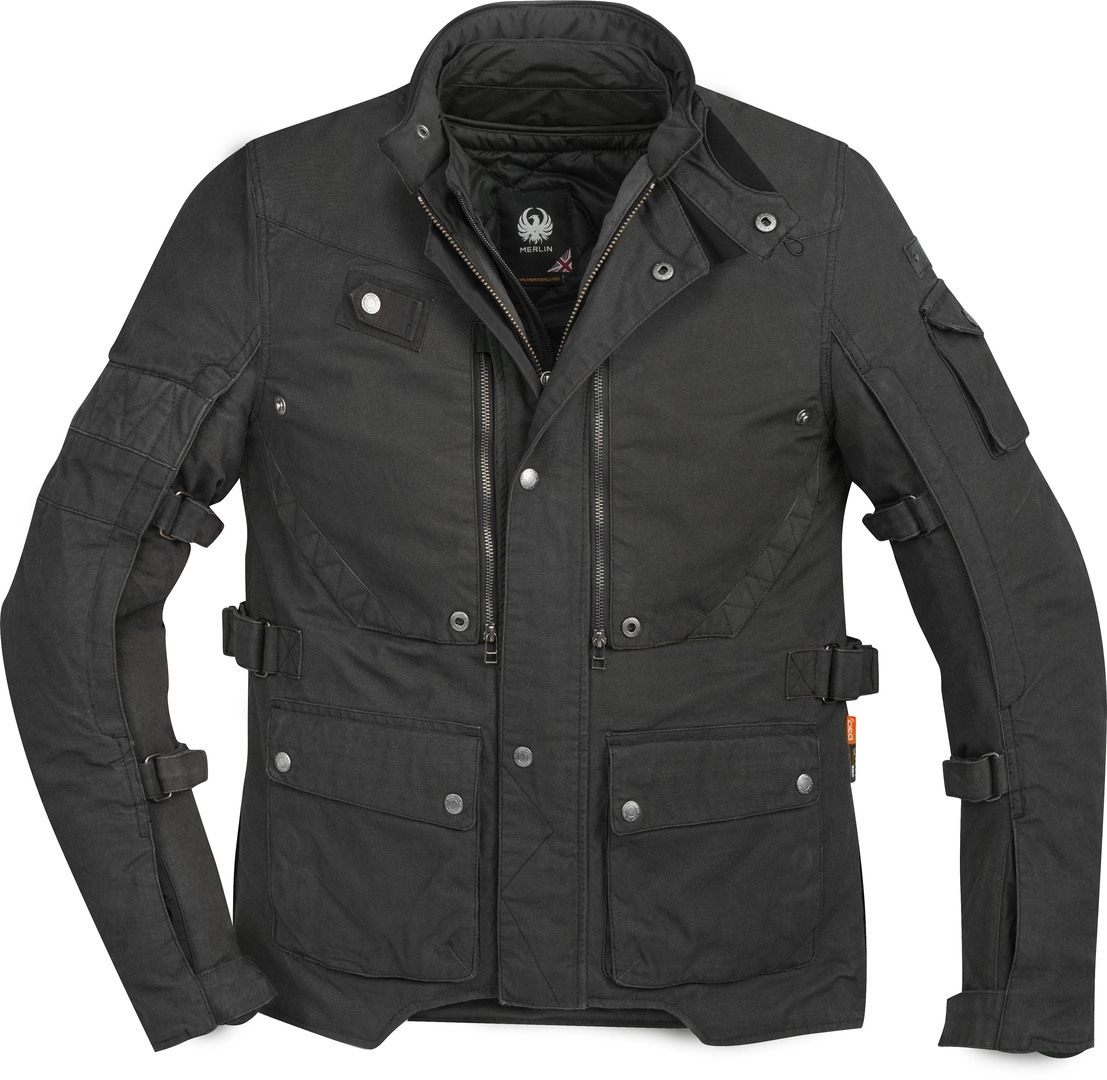 Merlin Mahala Pro D3O Explorer Мотоциклетная текстильная куртка чёрный S 