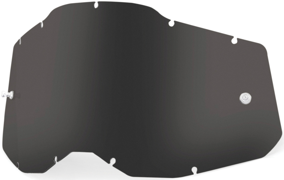 100% Racecraft II/Accuri II/Strata II Replacemant Lens, grey, grey, Size One Size