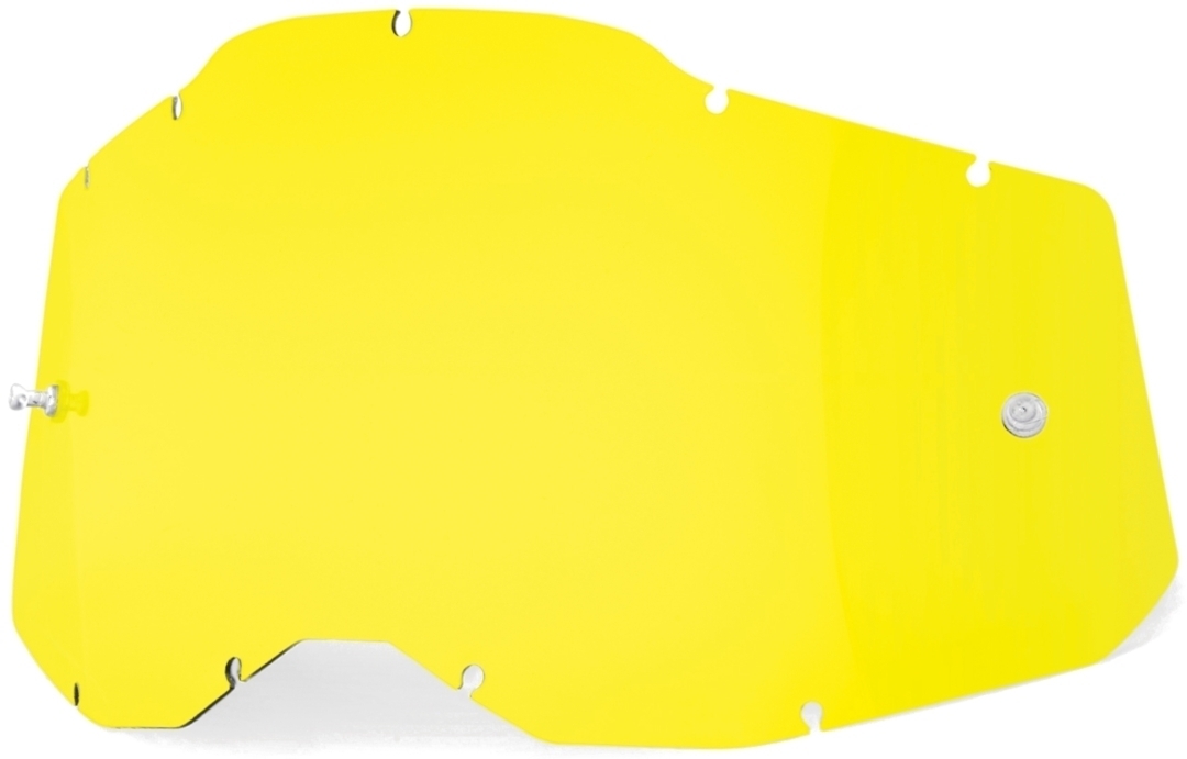 Image of 100% Racecraft II/Accuri II/Strata II Lente di ricambio, giallo