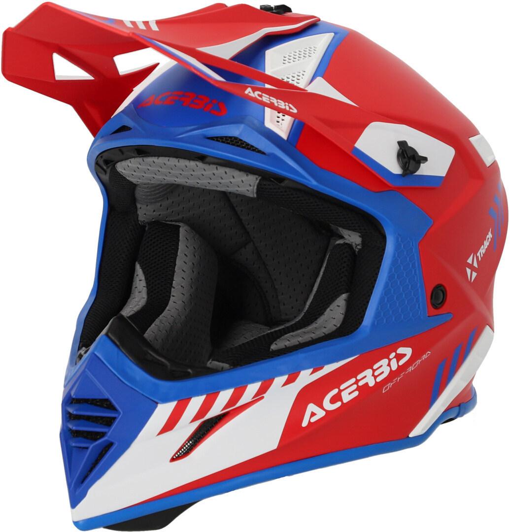 Image of Acerbis X-Track Mips Casco Motocross, rosso-blu, dimensione 2XL