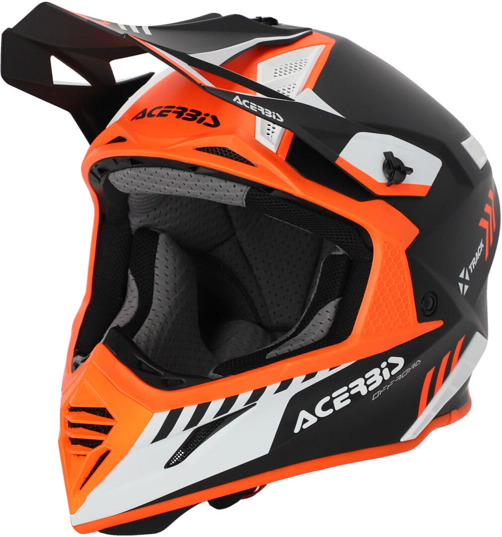 Acerbis X-Track Mips Motocross Helmet, black-orange, Size XS, black-orange, Size XS