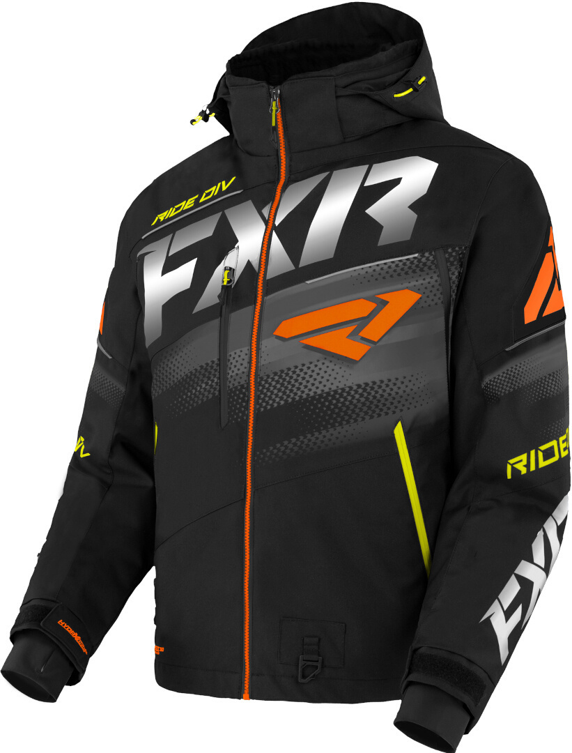 FXR Boost FX 2-in-1 2023 Snowmobile Jacket, black-multicolored, Size XL, black-multicolored, Size XL