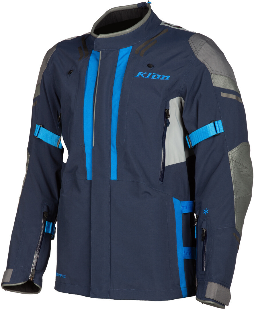 Image of Klim Latitude Giacca tessile moto, blu, dimensione 2XL