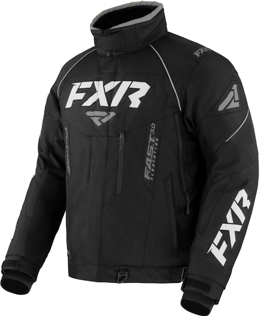 FXR Octane 2023 Snowmobile Jacket, black-white, Size S for Men-image-510689072