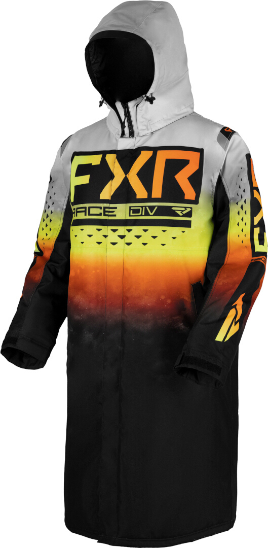 FXR Warm-Up 2023 Snowmobile Coat, black-grey, Size 2XS, black-grey, Size 2XS