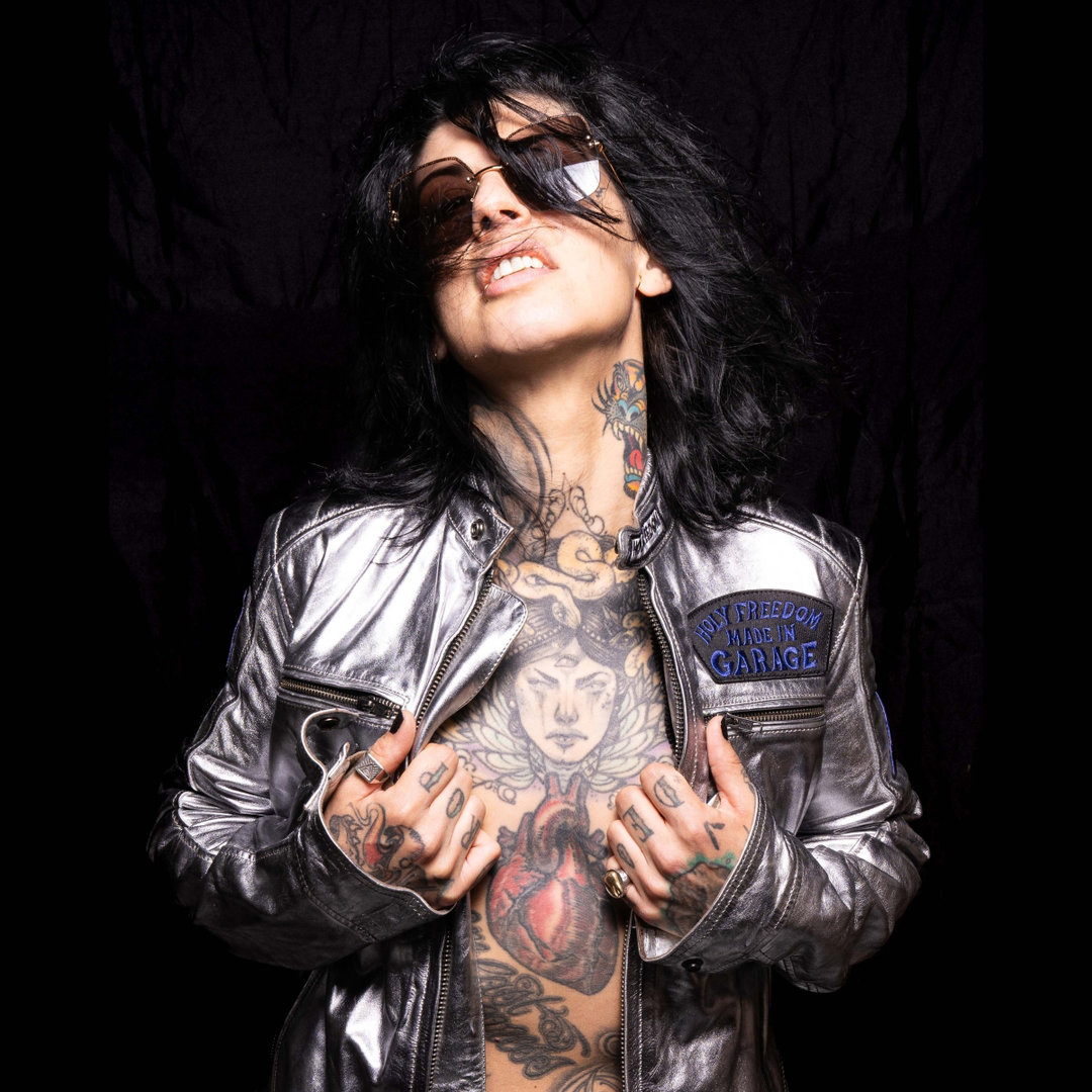 HolyFreedom Zero Totem Veste en cuir de moto