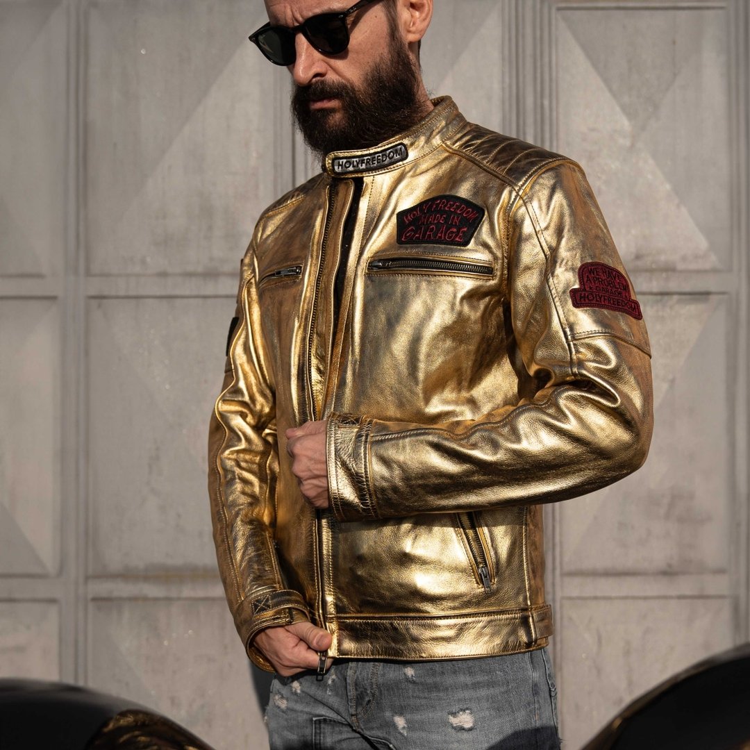 HolyFreedom Zero Lingotto Veste en cuir de moto