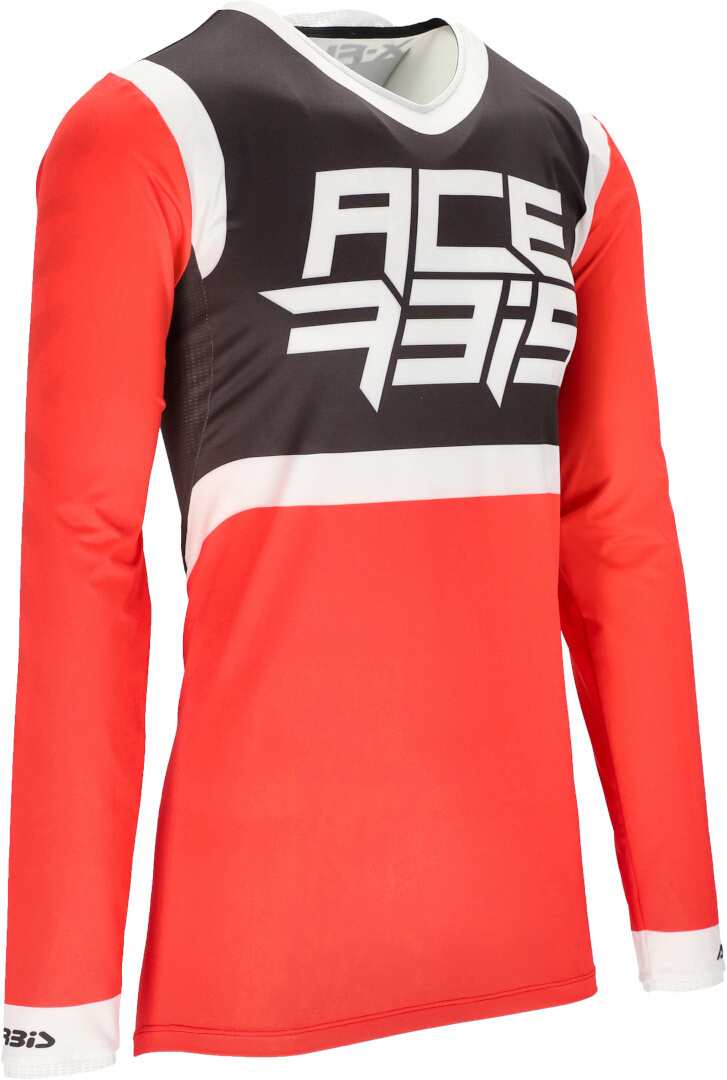 Acerbis X-Flex Five Motocross Jersey, black-red, Size S, black-red, Size S