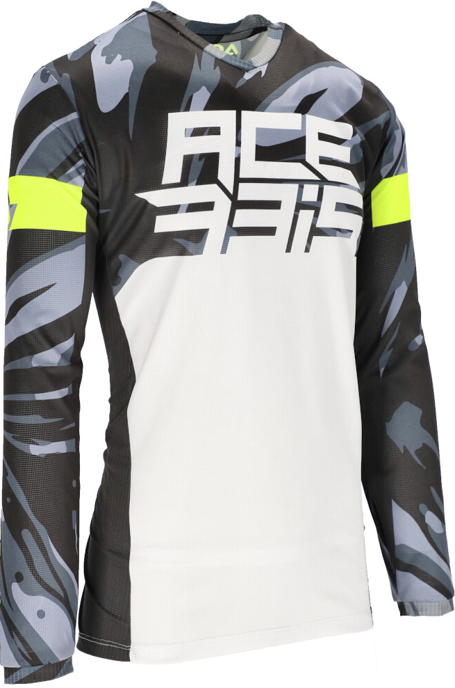 Acerbis MX J-Track 5 Motocross Jersey, grey-white, Size S, grey-white, Size S