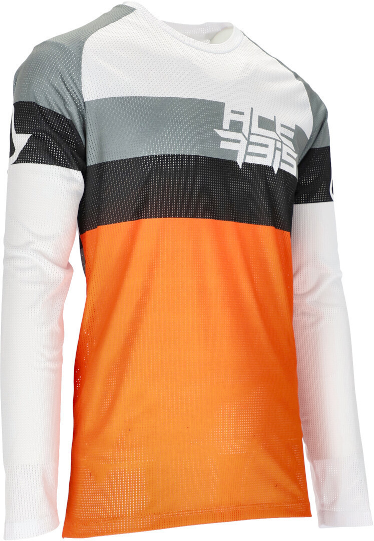 Acerbis MX J-Windy 3 Motocross Jersey, white-orange, Size L, white-orange, Size L