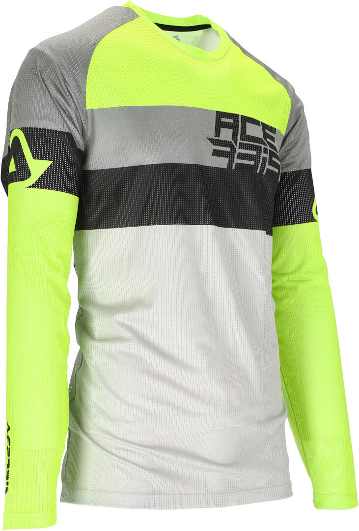 Acerbis MX J-Windy 3 Motocross Jersey, grey-green, Size S, grey-green, Size S