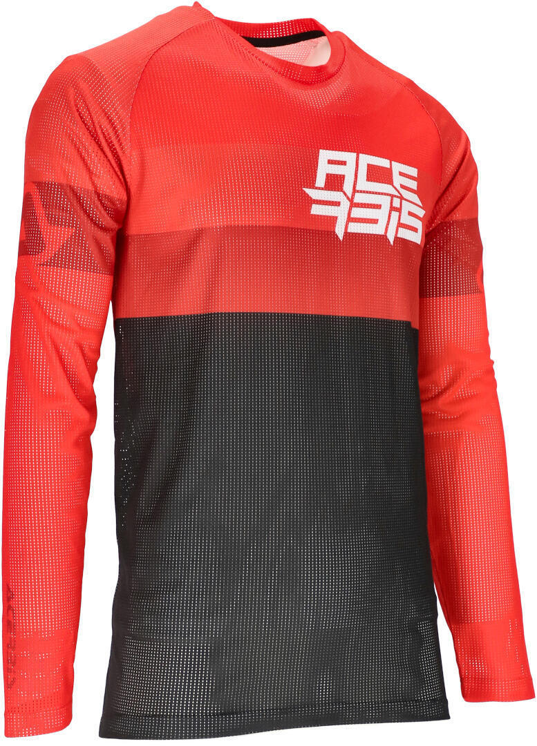 Acerbis MX J-Windy 3 Motocross Jersey, black-red, Size S, black-red, Size S